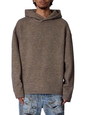 mnml Men's Mnml Men's Tonal Grain Knitted Hoodie